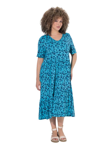 Midikleid in tiefes aqua