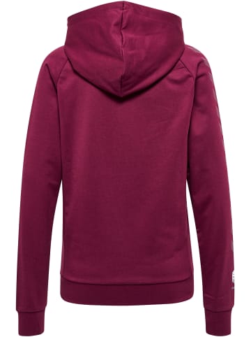 Reißverschluss Kapuzenpullover Hmlmove Damen in GRAPE WINE