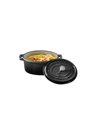 Mini-Topf 5 STARS in anthrazit - 14,5 x 11,5 cm, H: 6,5 cm 0,45 Liter