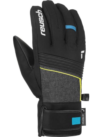 Finger Skihandschuhe in schwarz