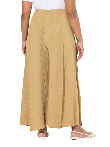 Schlupfhose in dunkles gold