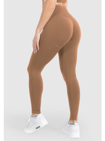 Leggings Seamless Amaze Pro in Hellbraun