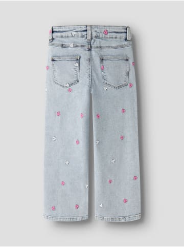 Jeans in Light Blue Bleached Denim
