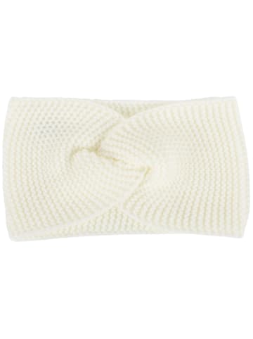 Strick Stirnband in Creme-Weiß