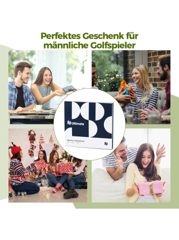 Komplettes Golf Geschenkset in Dunkelblau