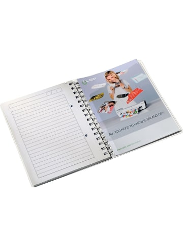 Notizbuch Wow A5 80 Blatt 80g/qm liniert pink