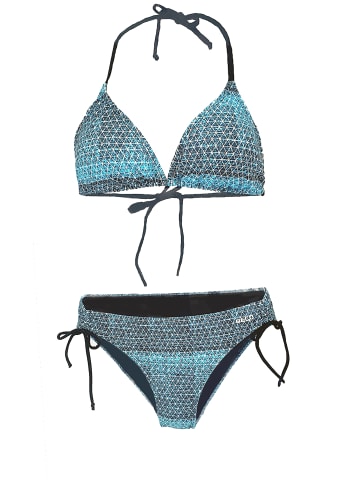 Bikinii BEactive Side Tie Triangle Bikini in türkis-schwarz