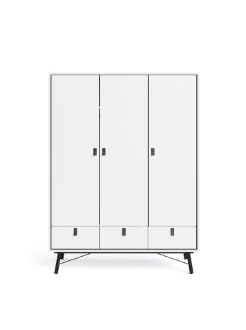 Kleiderschrank Rye Weiß 150 x 60 cm