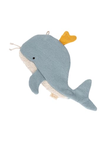 Knistertuch Wal 7 senses in blau
