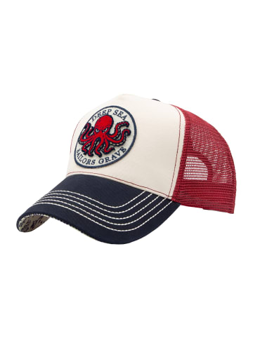 King Kerosin Trucker Cap Deep Sea in beige
