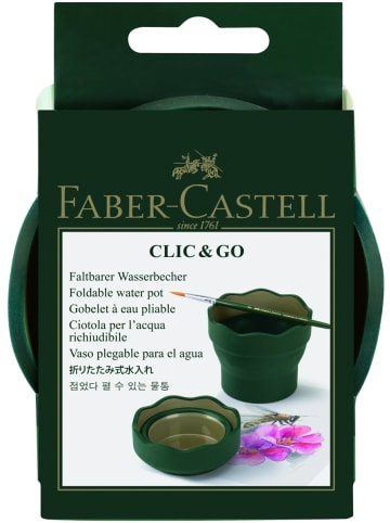 Wasserbecher Clic & Go grün gold