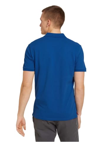 Poloshirt BASIC CONTRAST in Blau