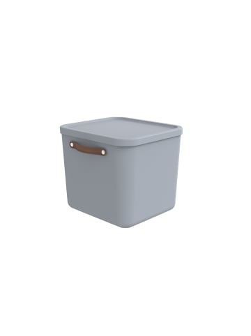 Aufbewahrungsbox mit Deckel 40 l MALOJA in Misty blau