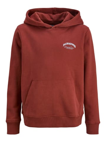 Hoodie JJEBRANDES BACKP RELAXED SWEAT in burnt henna