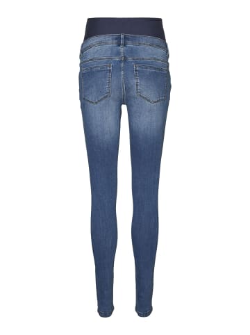 Umstandsjeans mit Slim Fit in Medium Blue Denim 1