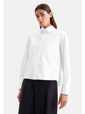 Hemdbluse Oversized in Weiß