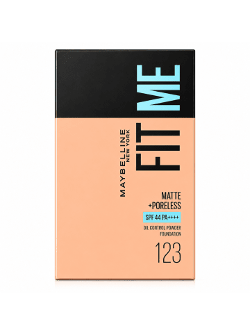 Fit Me Matte & Poreless Puder-Foundation - 123