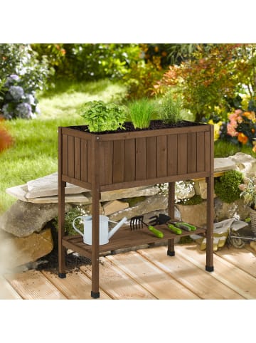 Hochbeet in Braun - (B)74 x (H)80 x (T)38 cm