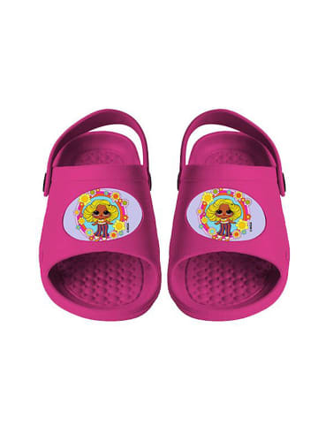 Hausschuhe Rutschfeste Clogs für Mädchen mit buntem Design in Rosa