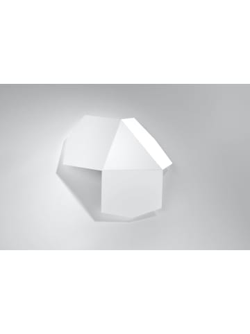 Wandleuchte HIRU  in weiss H 8cm