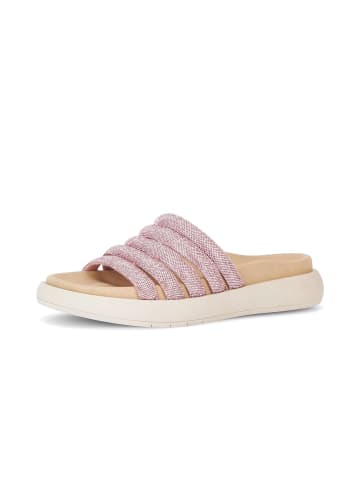 Pantoletten in rosa