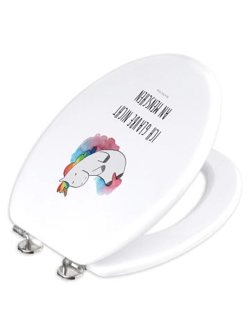 Klositz Einhorn Wolke 7 mit Spruch in Weiß