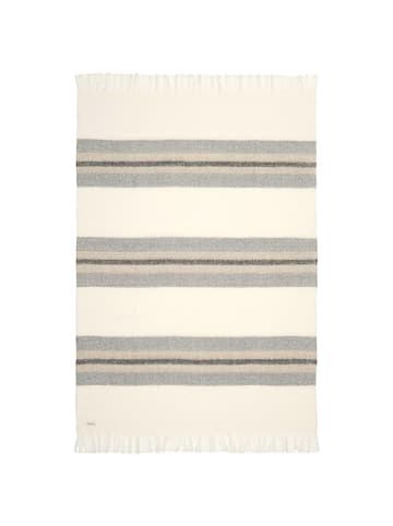 Wohndecke BOUCLÉ STRIPE in Beige