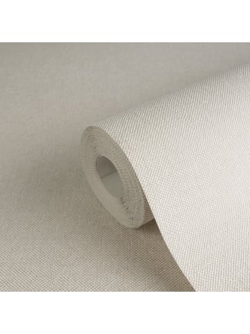 Tapete Linen Style in Naturbeige