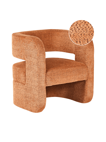 Sessel VIDSEL in Orange - (W) 76 x (H) 78 x (L) 60 cm