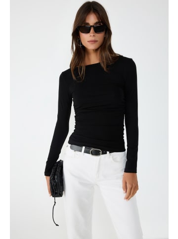 Blouse in Schwarz