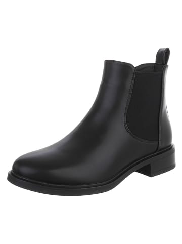 Stiefelette in Schwarz