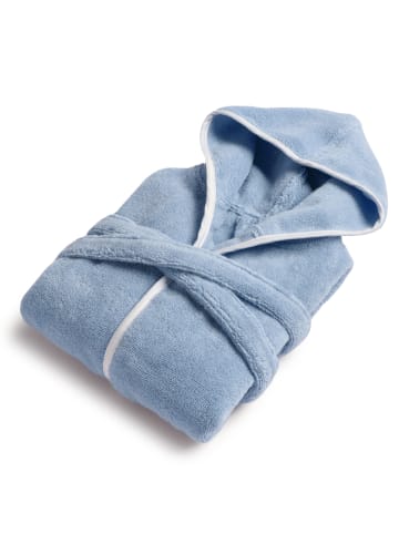 Möve Bademäntel Kinder Kapuze Soft Hug aqua - 547 in aqua - 547