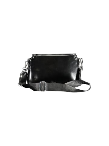 Schwarz Polyurethan Damen Handtasche