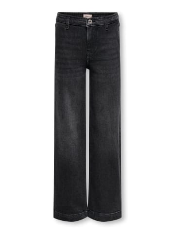 Jeans mit weitem Bein in Dark Grey Denim