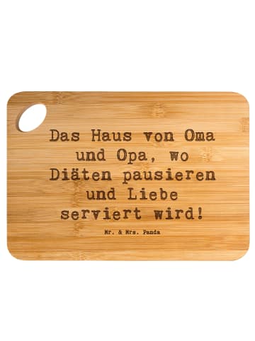 Servierplatte Spruch Großelternliebe mit Spruch in Braun