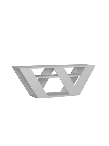 TV Möbel PIPRALLA in Weiß - (W)110  x (H)40  x (L)30 cm
