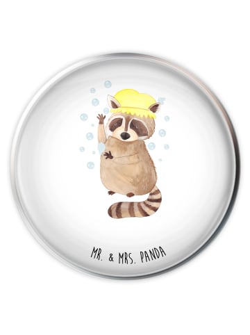 Universal-Stöpsel Waschbär ohne Spruch in Weiß