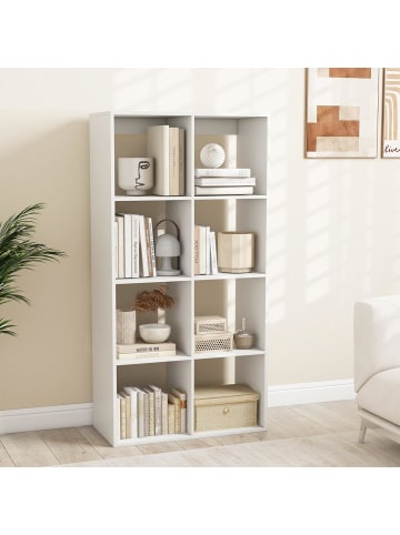 Bücherregal 4 Ebenen in Weiß