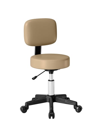 Salonhocker in Braun 35L x 35B x 84H cm