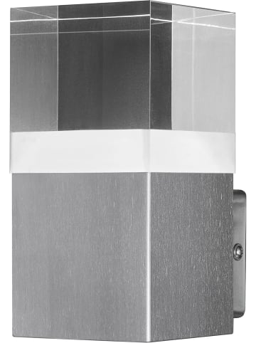 LED Wandleuchte Außen ENDURA STYLE CRYSTAL silber warmweiß (G) 4,5 W