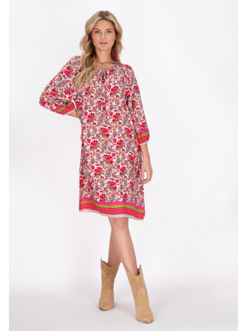 Women Dress in red multicolor