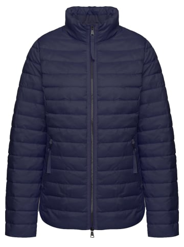 Damen Fake Down Jacke in marine