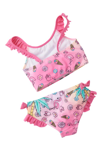 Disney Minnie Mouse Bikini mit Rüschen Zweiteiler Schwimmanzug in pink
