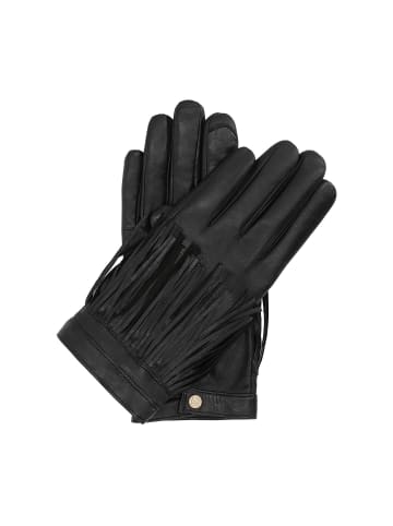 Handschuhe (Echt-Leder) in Schwarz
