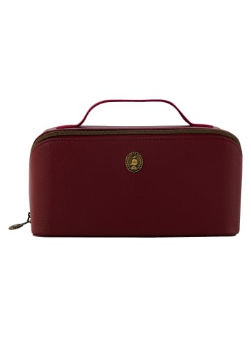 Kosmetiktasche in Rot