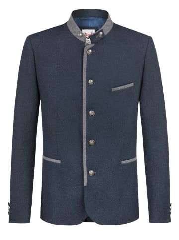 Trachtenjacke "Quintus" in blau-stein