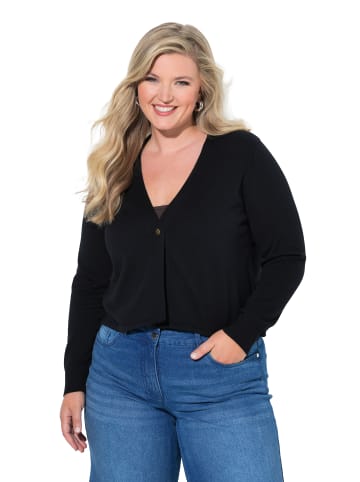 Strickjacke in schwarz
