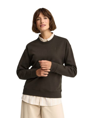 Sweatshirt WOMAN RIGBY GO SWEAT U W IO LONG SLEEVE BOXY FIT in Dunkle Schokolade