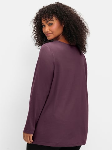 Langarmshirt in burgund