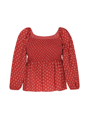 Women Plus Size Blouse in Red
